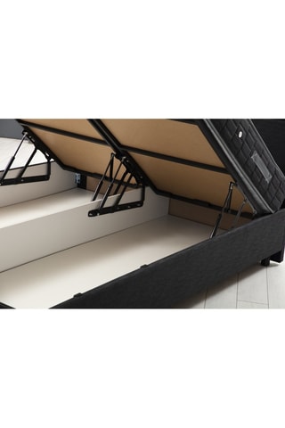 Lit-coffre et tête de lit Vitalia - 90 x 190 cm