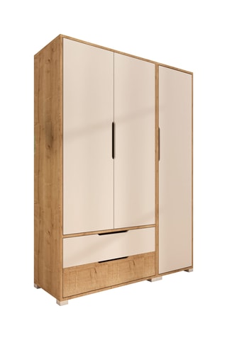 Armoire 3 portes Flora - 137 x 183 x 45 cm
