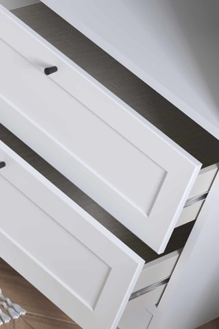 Armoire 4 portes - 137 x 182 x 52 cm