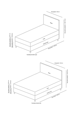 Lit-coffre Safir et tête de lit - 160 x 200 cm