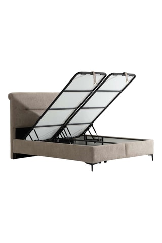 Lit-coffre et tête de lit Mia - 160 x 200 cm