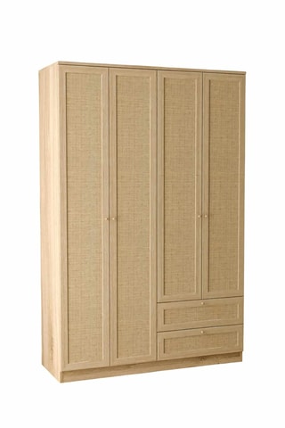 Armoire 4 portes Baru - 137 x 210 x 52 cm