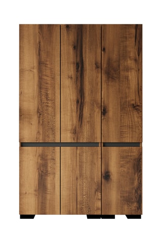 Armoire 6 portes Floransa - 135 x 210 x 52 cm