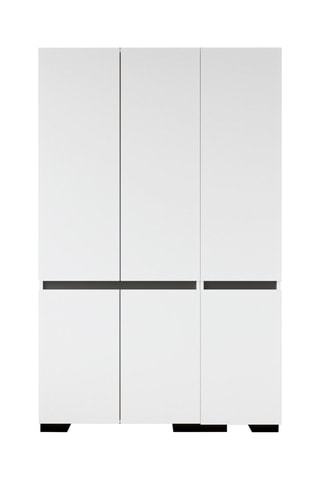 Armoire 6 portes Floransa - 135 x 210 x 52 cm