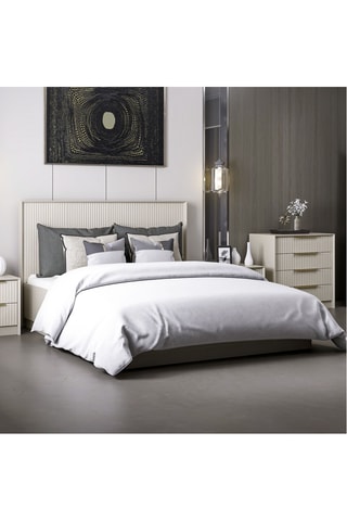 Lit-coffre et tête de lit Kale - 160 x 200 cm