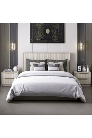 Lit-coffre et tête de lit Kale - 160 x 200 cm