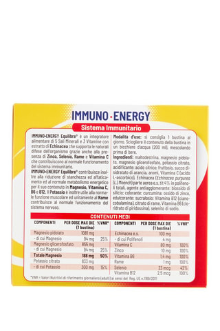 Immuno Energy Equilibra - 2 x 14 bustine - 2 cure da 14 giorni