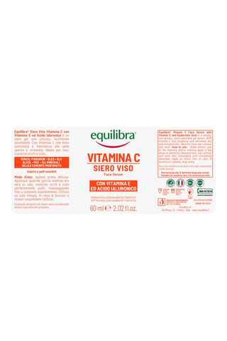 Siero viso vitamina C Equilibra - 2 x 60 ml