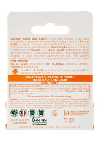 2 x stick labbra Equilibra Karité - 2 x 5,5 ml