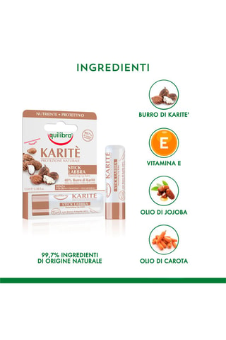 2 x stick labbra Equilibra Karité - 2 x 5,5 ml