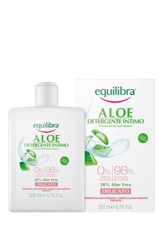2 x aloe detergente intimo delicato Equilibra - 2 x 200 ml