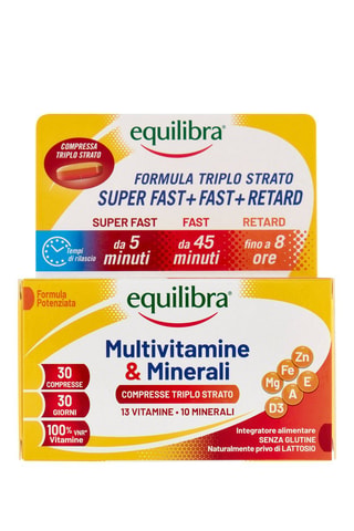 Multivitamine & Minerali Equilibra - 2 x 30 compresse - 2 cure da 30 giorni
