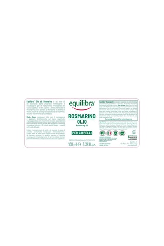 Olio essenziale di rosmarino rinfrescante - Tutti i tipi di capelli - 100 ml