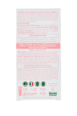 2 x tubetto contorno occhi liftante Equilibra alla rosa - 2 x 15 ml