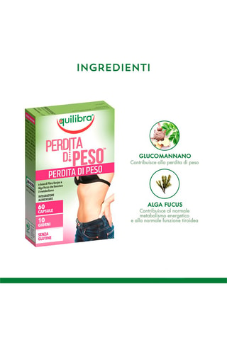 Perdita di Peso Equilibra - 2 x 60 capsule - 2 cure da 10 giorni