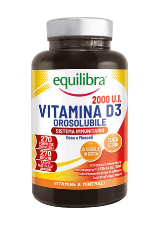 Equilibra Vitamina D3 orosolubile - 270 compresse
