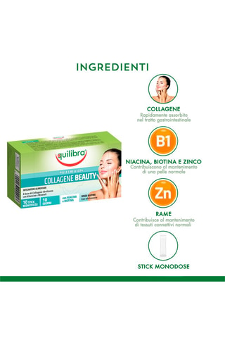 Collagene Beauty Equilibra - 2 x 10 bustine - 2 cure da 10 giorni