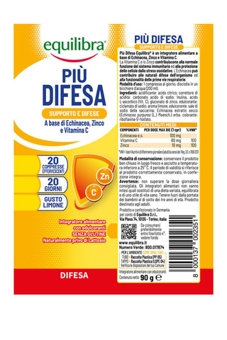 Più Difesa Equilibra - 2 x 20 compresse