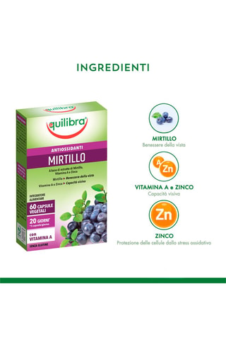 Mirtillo Equilibra - 2 x 60 capsule - 2 cure da 20 giorni