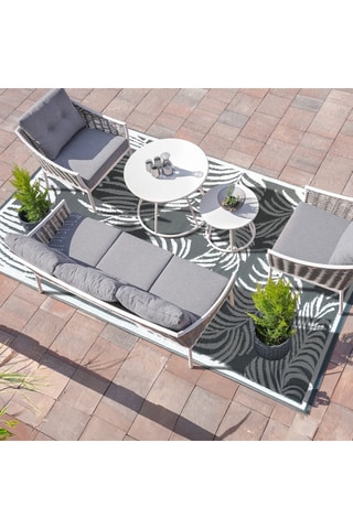 Tapis d'extérieur - 160 x 240 cm - Gris