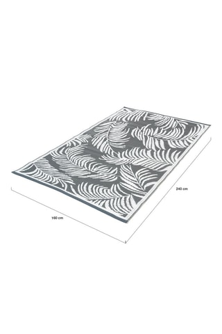 Tapis d'extérieur - 160 x 240 cm - Gris