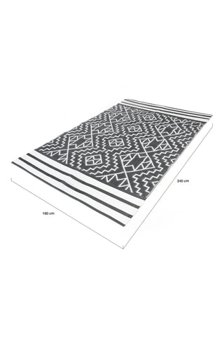 Tapis d'extérieur - 160 x 240 cm - Gris