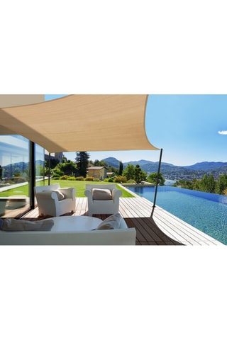 Voile d'ombrage rectangulaire - 12 m²