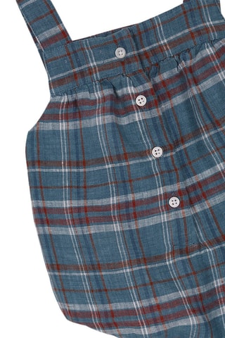 Linnen Rompertje - Blauw