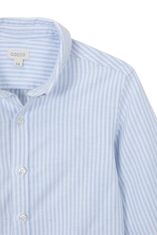 Gestreept Overhemd - Wit en blauw