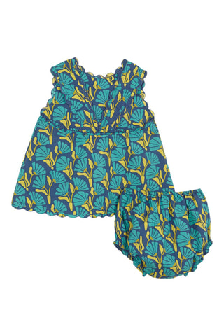 Jurk en Bloomer - Blauw