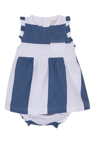 Abito e bloomer - Bianco e blu