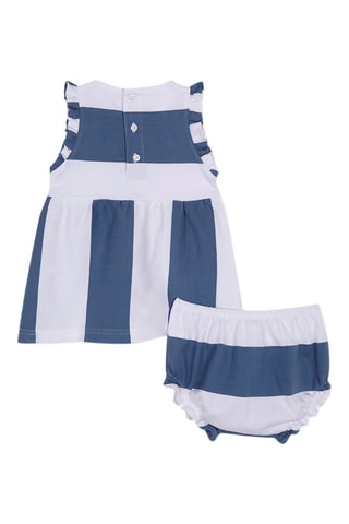 Abito e bloomer - Bianco e blu