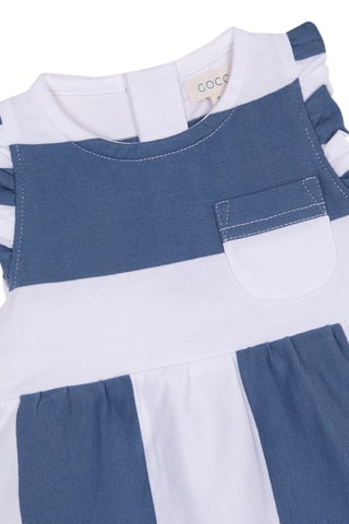 Abito e bloomer - Bianco e blu