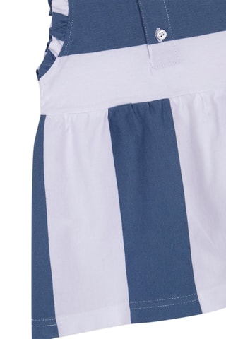 Abito e bloomer - Bianco e blu