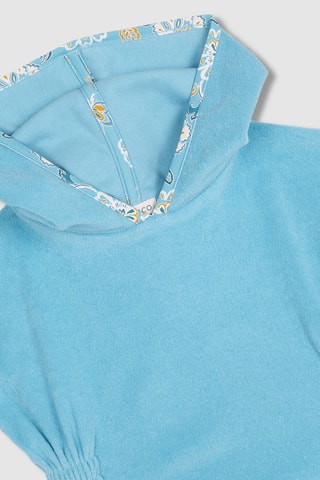 Badcape met Capuchon - Turquoise