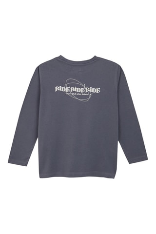 T-shirt - Blauw en grijs