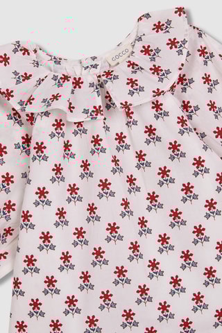 Jurk en Bloomer - Wit en rood