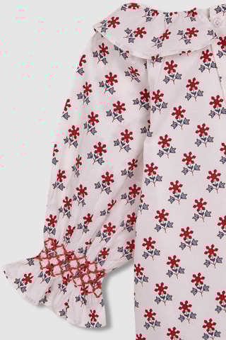 Jurk en Bloomer - Wit en rood