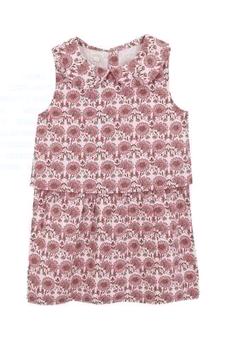 Jurk Trompe-l’oeil - Paars