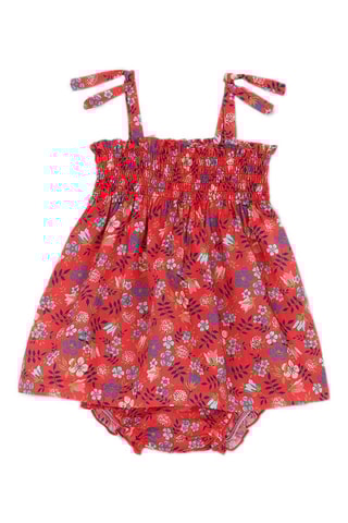 Jurk en Bloomer - Rood