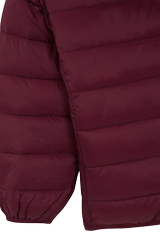 Gewatteerde Jas met Capuchon - Rood