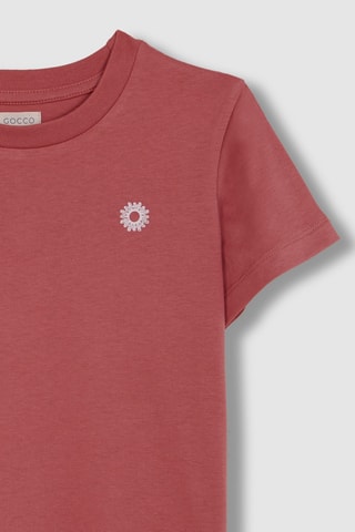 T-shirt - Koraalrood