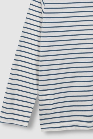 T-shirt - Wit en blauw