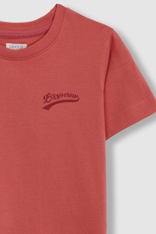 T-shirt - Koraalrood