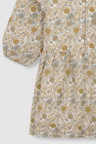 Linnen Jurk Trompe-l'oeil - Wit