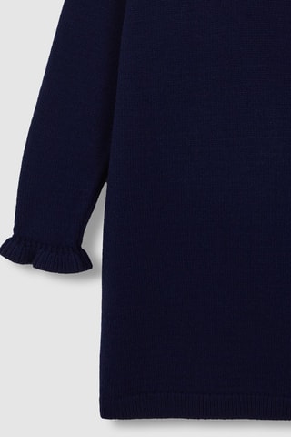 Trui-jurk - Wit en blauw