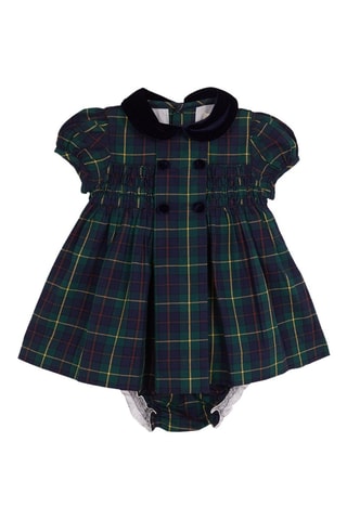 Jurk en Bloomer - Blauw en groen