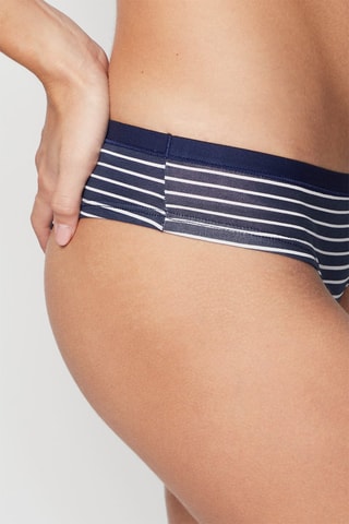Tanga - Blanc et bleu