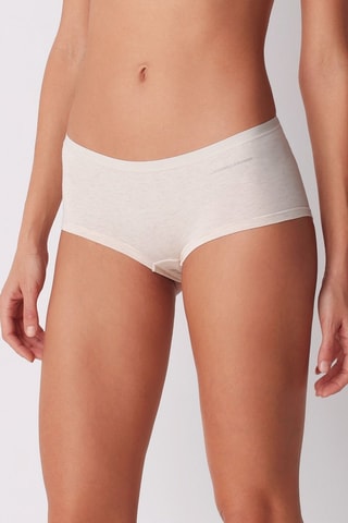 Shorty - Beige et gris
