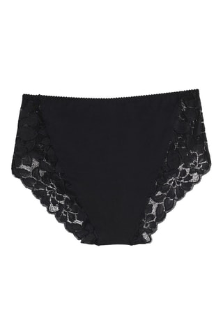 Hipster Hoge Taille - Zwart